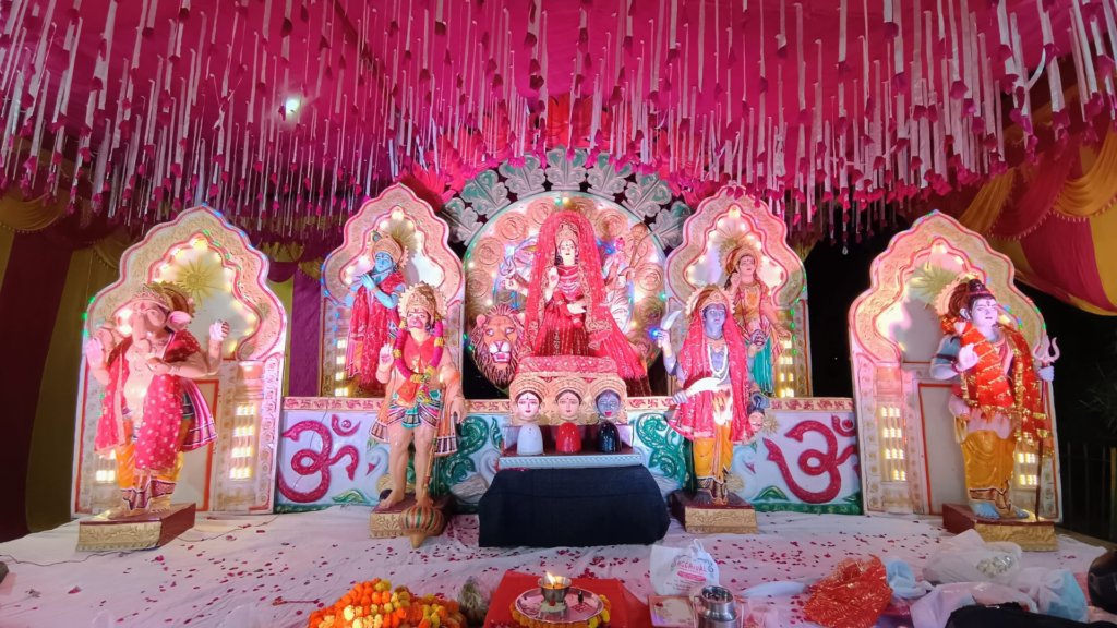 Mata Rani Darbar decoration for Best Jagran Party by Mishra Sankirtan Mandal